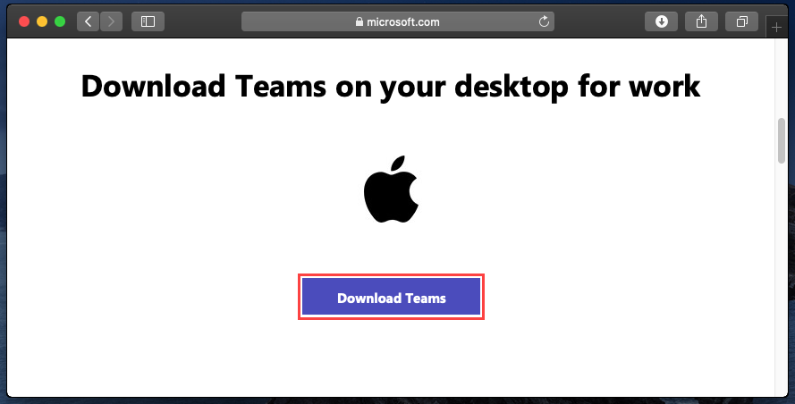 microsoft teams download mac